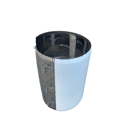 Хомут стяжной усиленный, нерж. ст. 430 в Могилеве