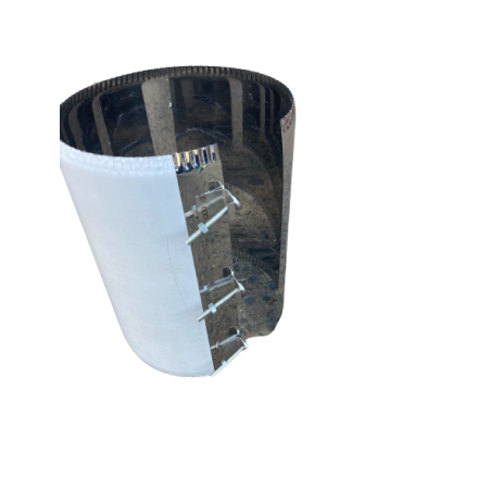 Хомут стяжной усиленный, нерж. ст. 430 в Могилеве