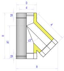 Размер сэндвич-тройника 45 Феникс фото Амазонка бай в Могилеве