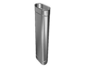 Труба овал. сечения (вставка) L-1000 мм из нерж. ст. 304-1,0 мм купить в Могилеве