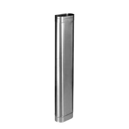 Труба овал. сечения (вставка) L-1000 мм из нерж. ст. 430-1,0 мм в Могилеве