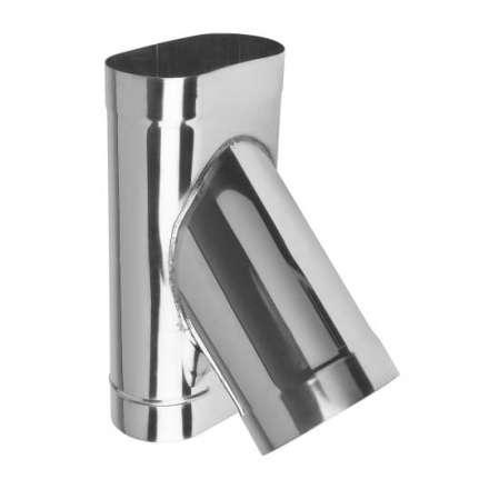 Тройник овальный 45 из нерж. ст. 304-0,8 мм купить в Могилеве