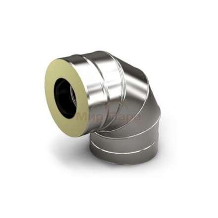 Сэндвич-Колено (Отвод) 90 из нерж. ст. 304-430 1,0-0,5 мм, утепл. 50 мм в Могилеве