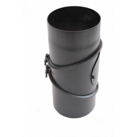 Дымоходное колено (отвод) KAISER PIPES (2мм) трёх-сегментное, поворотное 90° в Могилеве