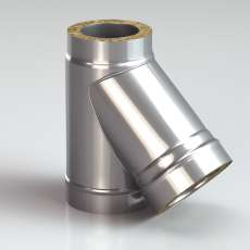 Сэндвич-Тройник 45 из нерж. ст. 430-430 1,0-0,5 мм, утепл. 50 мм купить в Могилеве