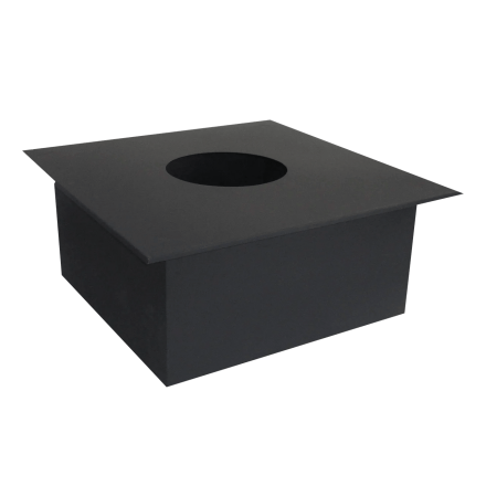 Потолочно-проходной узел (ППУ) КПД ЧЕРНЫЙ под стакан (450x450) фото в Могилеве