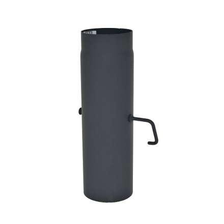 Труба с шибером 500 мм КПД ЧЕРНЫЙ фото в Могилеве