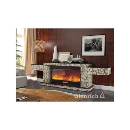 Электрокамин Glenrich Fobos Brass в Могилеве