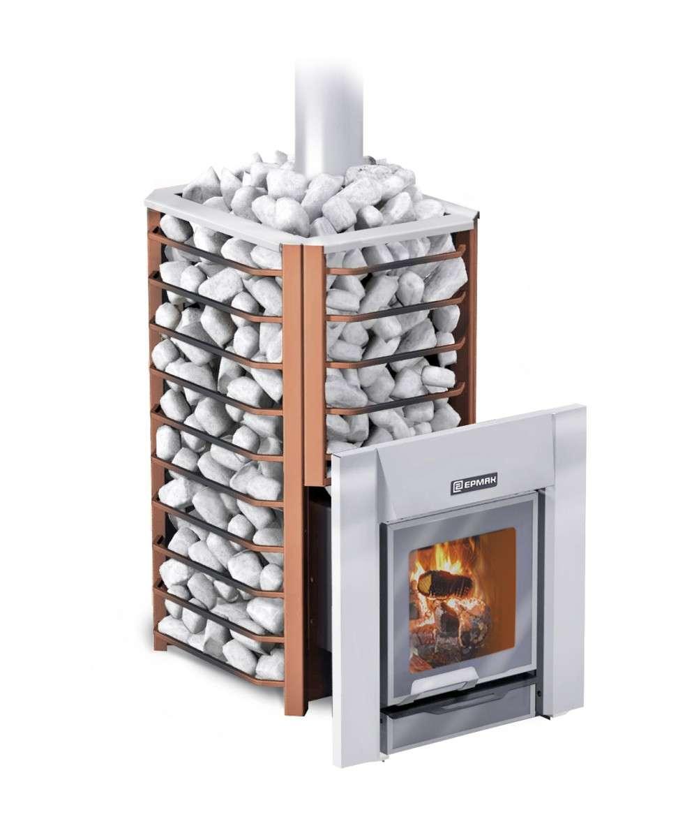 Печь банная Eрмак 16 Сетка-Премиум (чугун) фото в Могилеве