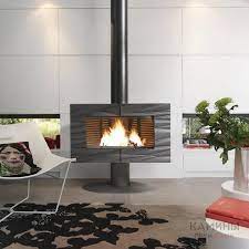 Купить Печь-камин Invicta Symphonia в интерьере чугунная в Могилеве в Могилеве