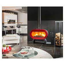 Купить Печь-камин Invicta Fifty Sur Pied в интерьере чугунная в Могилеве в Могилеве