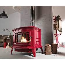 Купить Печь-камин Invicta Bradford белая эмаль в интерьере чугунная в Могилеве в Могилеве