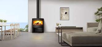 Купить Печь-камин Invicta Calcias в интерьере чугунная в Могилеве в Могилеве