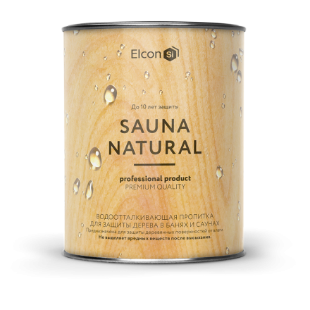 Пропитка для бани и сауны Elcon (Элкон) Sauna Natural 2 л купить в Могилеве