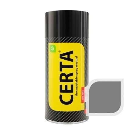 Термостойкая краска аэрозоль CERTA серебро 520 мл купить в Могилеве
