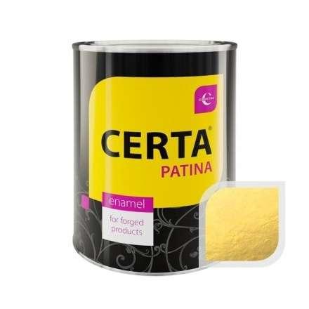 Термостойкая краска CERTA Патина Золото 0,08 кг купить в Могилеве