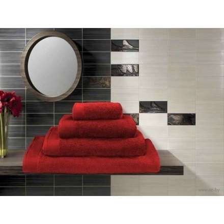 Полотенце махровое 40x70 красное в Могилеве