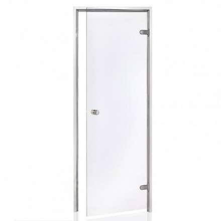 Дверь для бани стеклянная Harvia 8/19 коробка алюминий, стекло прозрачное в Могилеве