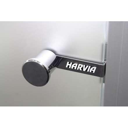 Дверь для бани стеклянная Harvia 8/21 коробка сосна, бронза в Могилеве