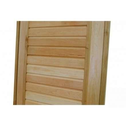 Дверь для бани ComfortProm 800x1900 ольха деревянная глухая с фольгой в Могилеве