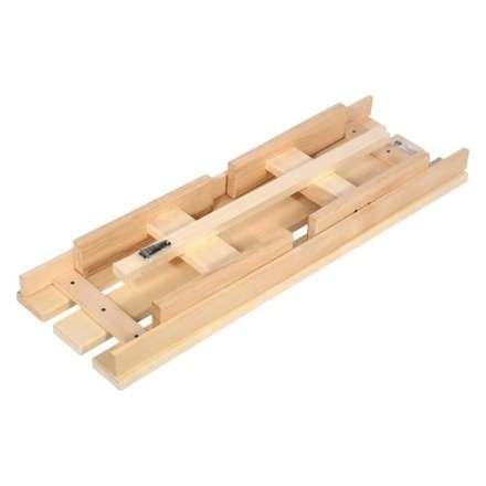 Лавочка разборная 100х33х43 см для бани и сауны (липа) 03600 в Могилеве