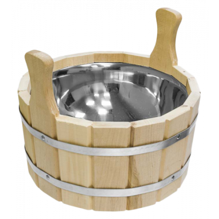 Ушат шайка 6,5л с нержавеющей вставкой 33216 купить в Могилеве