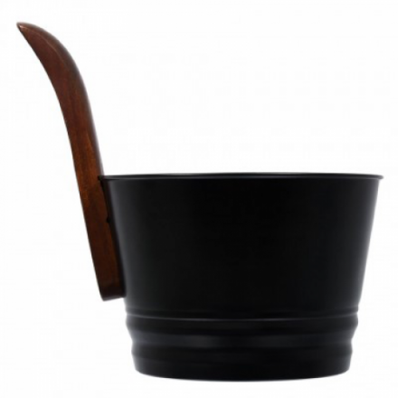 Бадья из стали 4 л черная Банные штучки 41351 купить в Могилеве