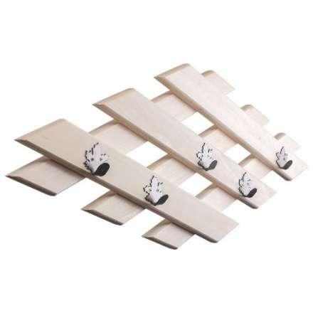 Вешалка Ромб с 5-ю железными кленовыми крючками в Могилеве