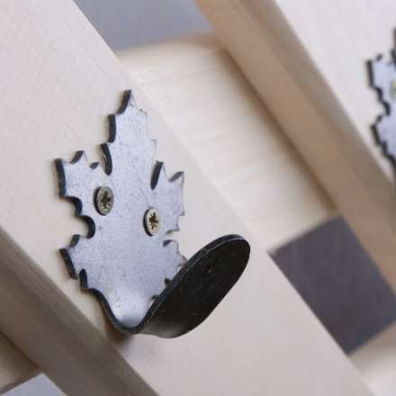 Вешалка Ромб с 5-ю железными кленовыми крючками в Могилеве