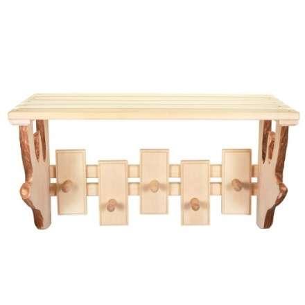 Полка-вешалка 5 крючков резная в Могилеве