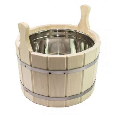 Шайка 10л с нержавеющей вкладкой (ЛТ-9) купить в Могилеве