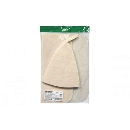 Набор из двух предметов (Шапка, коврик) белый 41217 в Могилеве