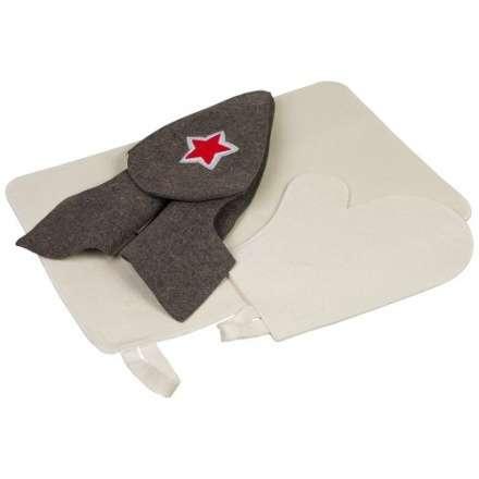 Набор из 3-х предметов (шапка Будёновка, рукавица, коврик) 41096 в Могилеве