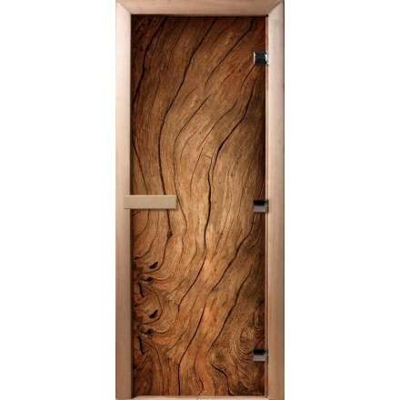 Дверь для сауны Doorwood с фотопечатью A052 1900x700 в Могилеве