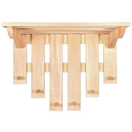 Полка с вешалкой 6 рожков 03580 в Могилеве