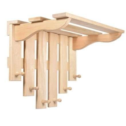 Полка с вешалкой 6 рожков 03580 в Могилеве