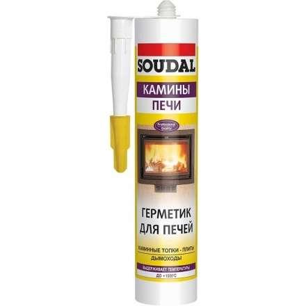 Герметик для печей SOUDAL Calofer черный 280 мл жаростойкий в Могилеве