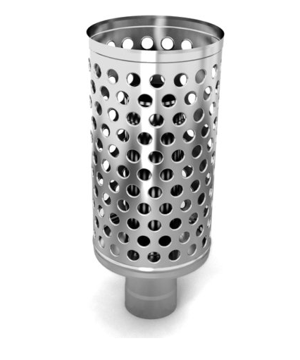 Каменка натрубная ДИЗЕЛЬ, ф115, 1/0,5мм, нерж/нерж в Могилеве