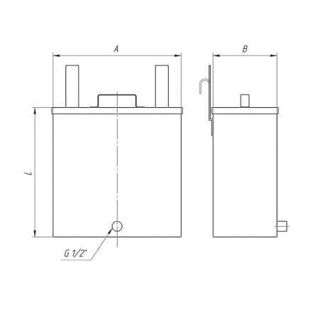 Бак Ferrum Комфорт навесной для печи 40 л в Могилеве