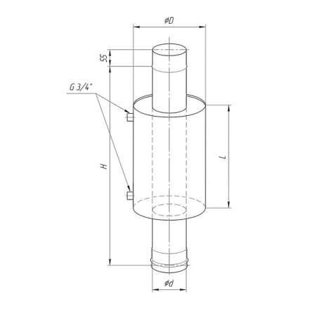 Бак Ferrum Комфорт для печи с водяным контуром 7 л в Могилеве