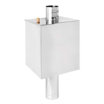 Бак Везувий нерж. 80 л на трубе d120 (прямоуг.) в Могилеве