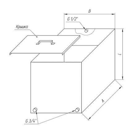 Бак Ferrum Комфорт для теплообменника 110 л в Могилеве