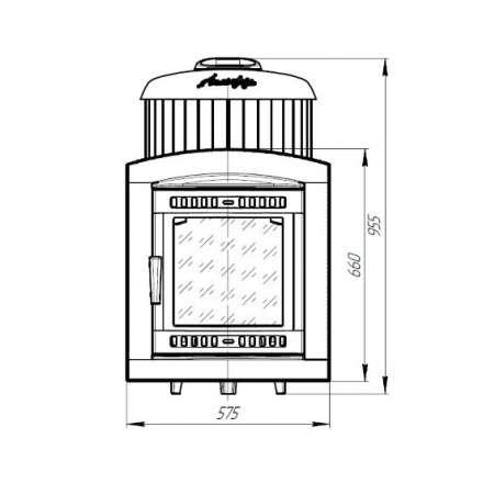 Печь банная ProMetall Атмосфера L в ламелях Жадеит в Могилеве
