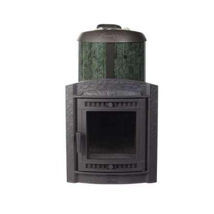 Печь банная ProMetall Атмосфера L+ в ламелях Верде Гватемала наборный рисунок в Могилеве
