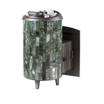 Печь банная ProMetall Атмосфера XL+ в ламелях из натурального камня Змеевик в Могилеве