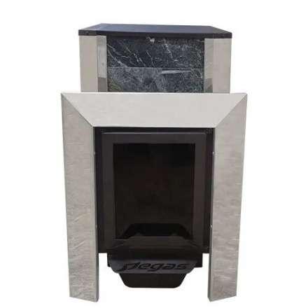 Печь банная Пегас 16 со стеклом в камне змеевик в Могилеве