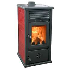 Купить Печь THERMO VESTA PLUS красная (с теплообменником) в Могилеве в Могилеве