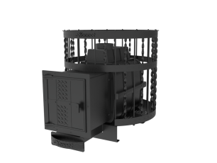 Чугунная банная печь Kennet Бастион 22 сетка витая в Могилеве