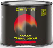 Краска термостойкая антикоррозионная 0,4 кг Серебристая CERTA купить в Могилеве