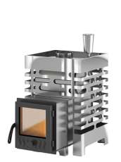 Печь для бани Везувий ASTON 12 INOX стекло купить в Могилеве
